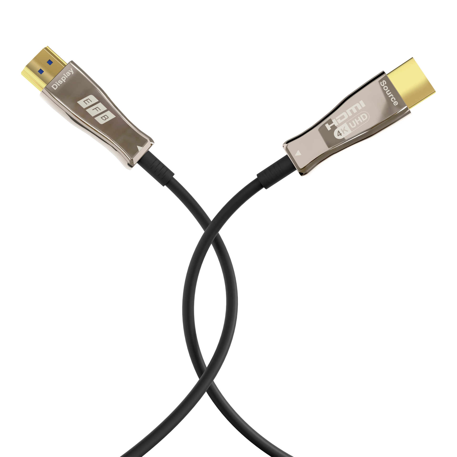 HDMI Glasfaserkabel AOC aktiv 4K60Hz 18 Gbit/s 20m schwarz komp. mit HDMI 2.0