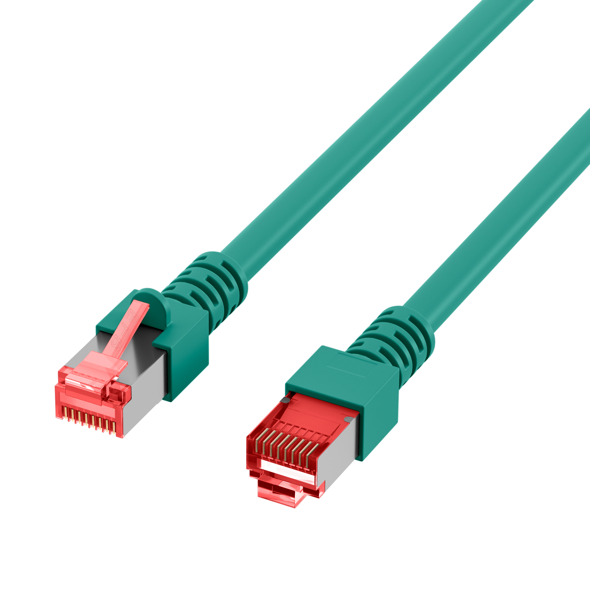 RJ45 Patchkabel Cat.6 S/FTP LSZH  grün 0,15m