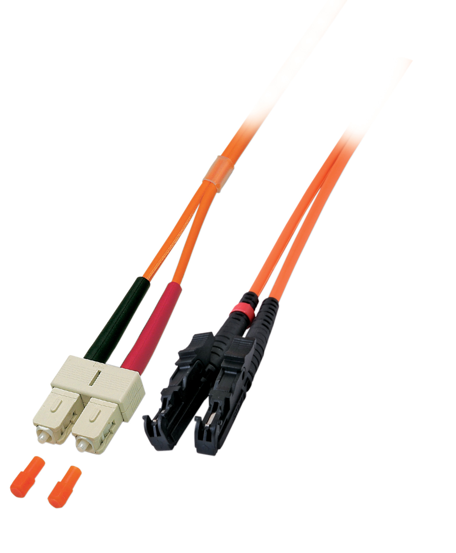 Duplex Patchkabel E2000®-SC OM2 5m LSZH 3mm orange