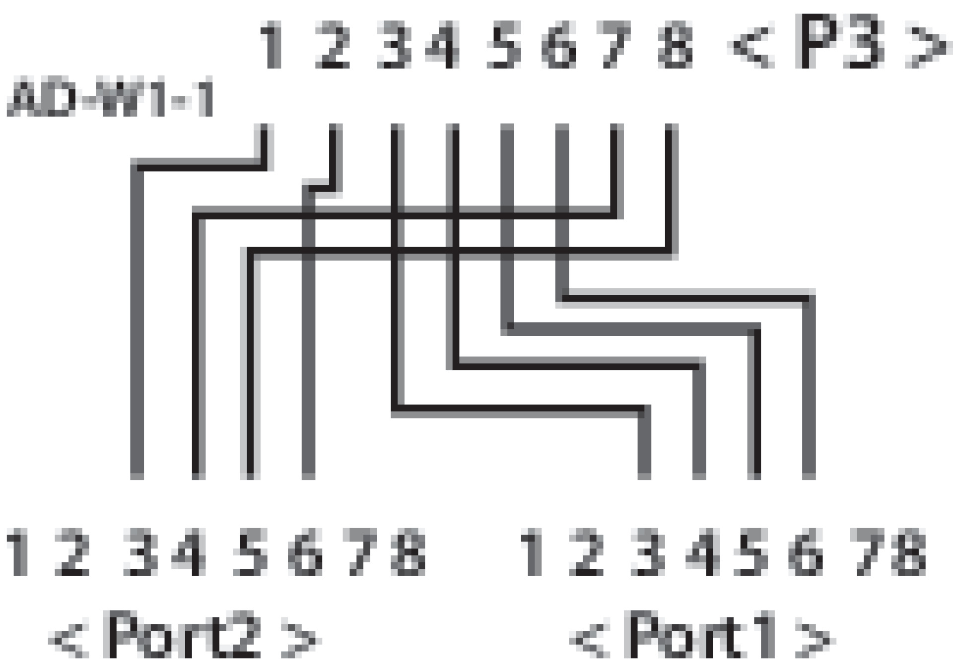 T-Adapter 2 x ISDN für Cablesharing