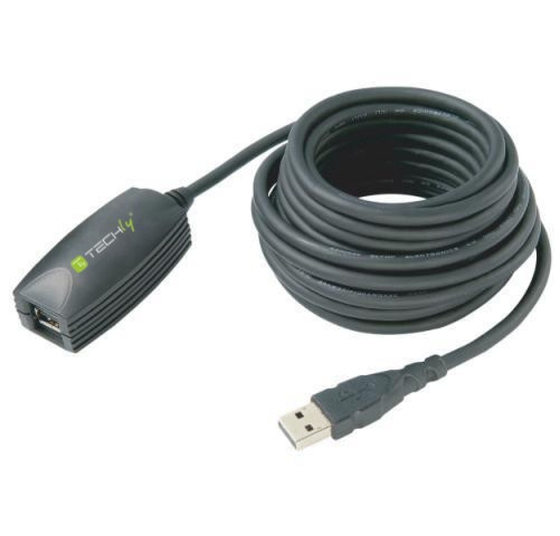 USB 3.0 Active Extension Cable, black, 5.0m
