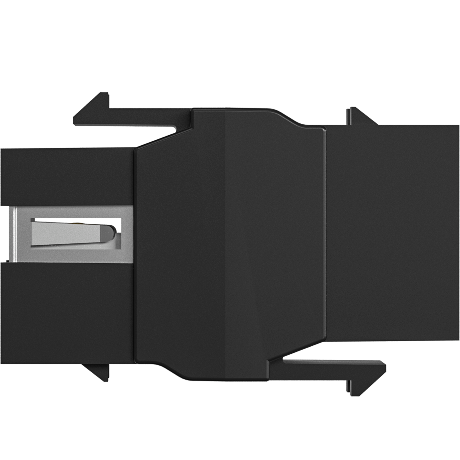 Keystone Einbauadapter USB2.0 A - B, schwarz
