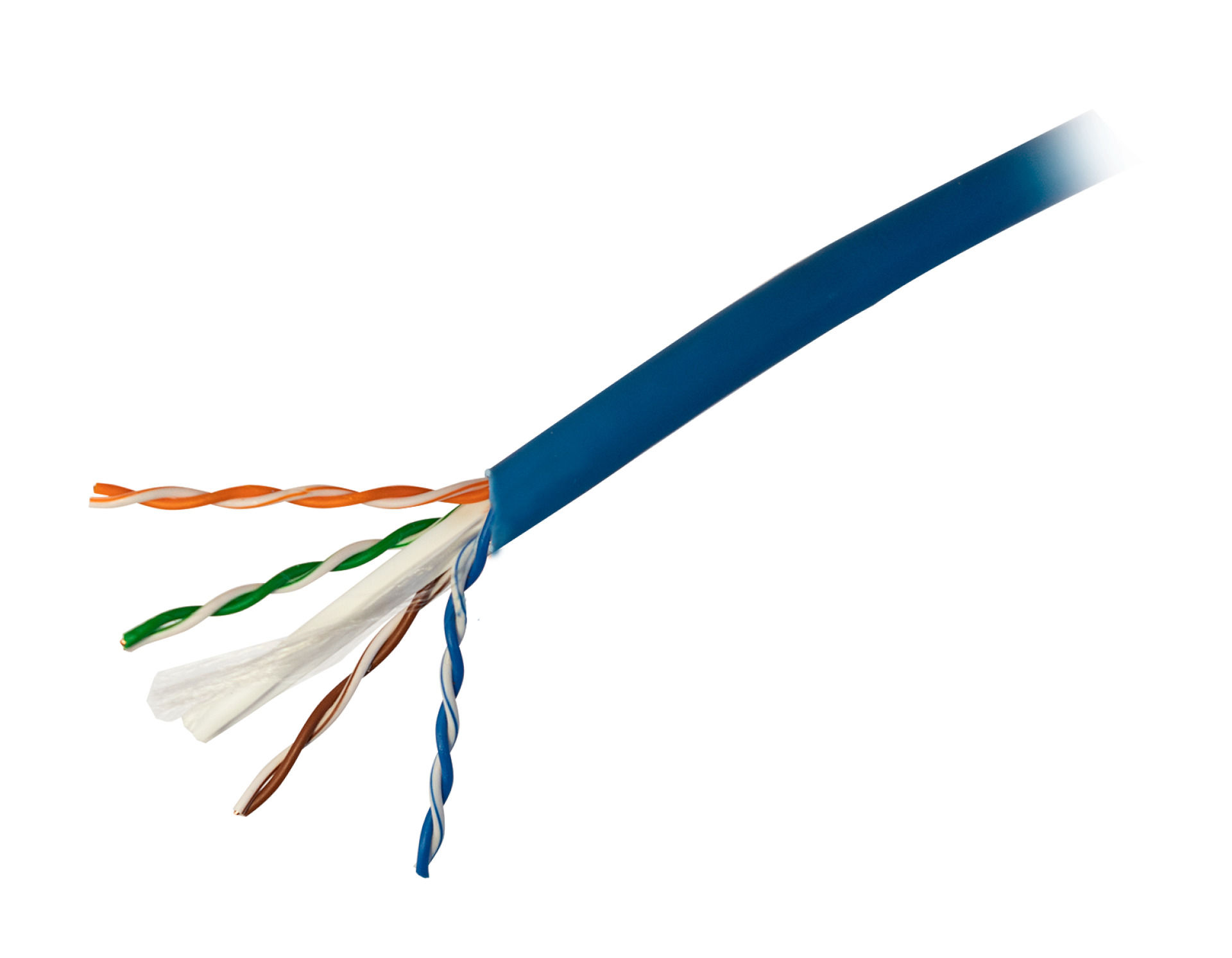 INFRALAN® Cat.6A 500 AWG23, U/UTP 4P CPR B2ca, RAL5015 blau, 305m