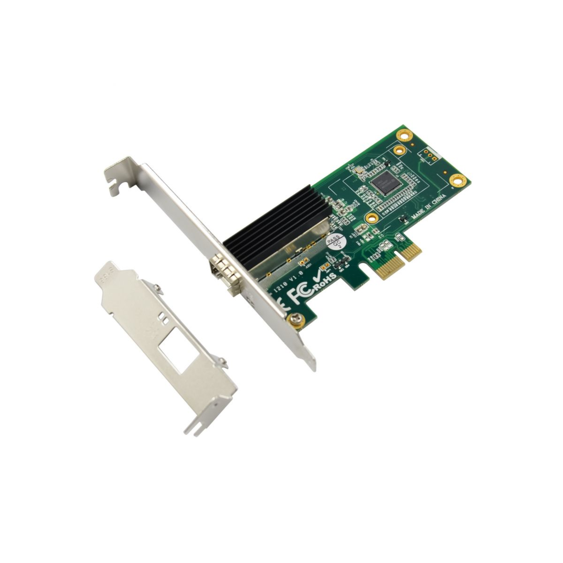 Gigabit Fiber PCIe Network Card, 1 x SFP