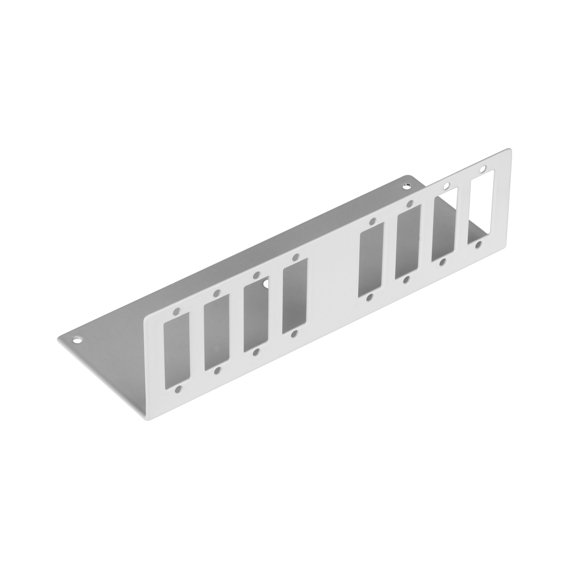 Distribution Plate, RAL7035 6 SC dpx or 6 LC quad Adapters