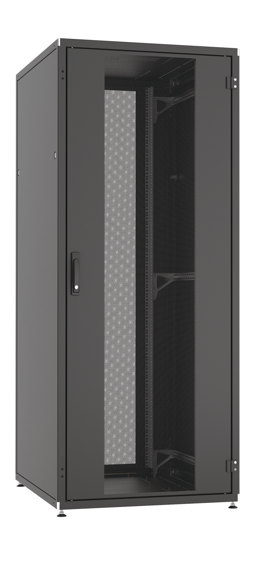 19" Server Cabinet PRO 42U, 800x1000 mm, F=1-P R=2-P, RAL7035