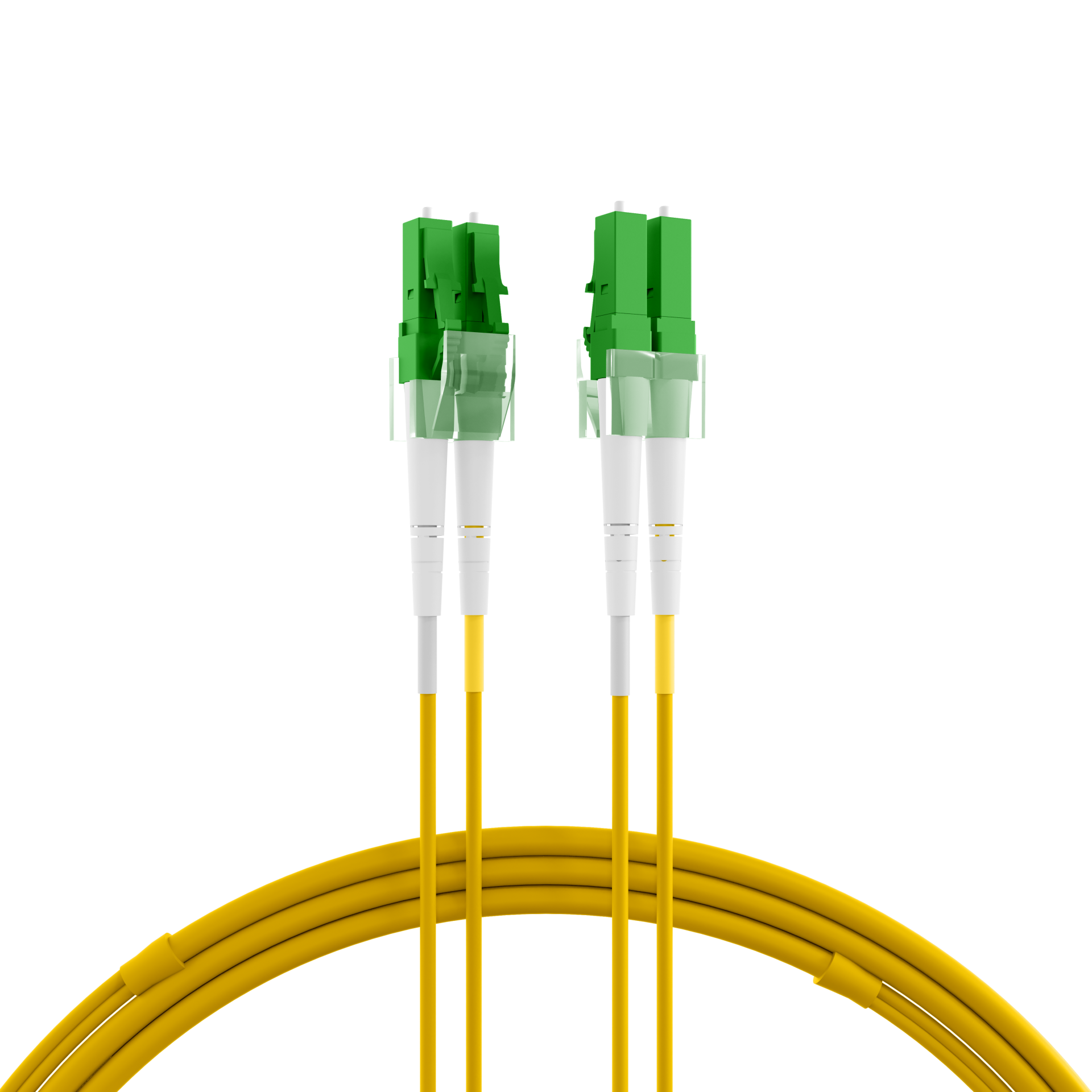 Duplex Patchcable LC/APC-LC/APC OS2 G652D 7,5m LSZH 2mm yellow