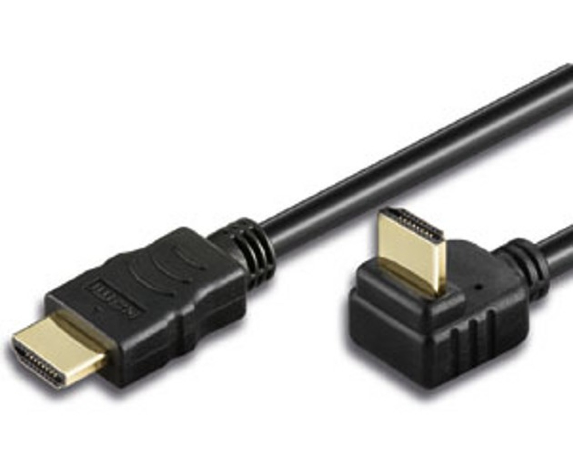 HDMI High Speed Cable with Ethernet, 1x angl., 1 m