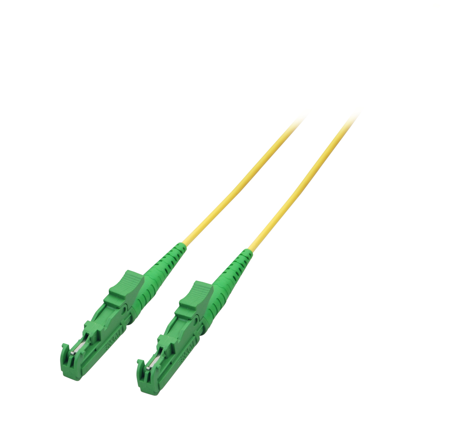 Simplex LWL Patchkabel E2000®/APC-E2000®/APC G657A 0,5m 3,0mm Gelb 9/125µm