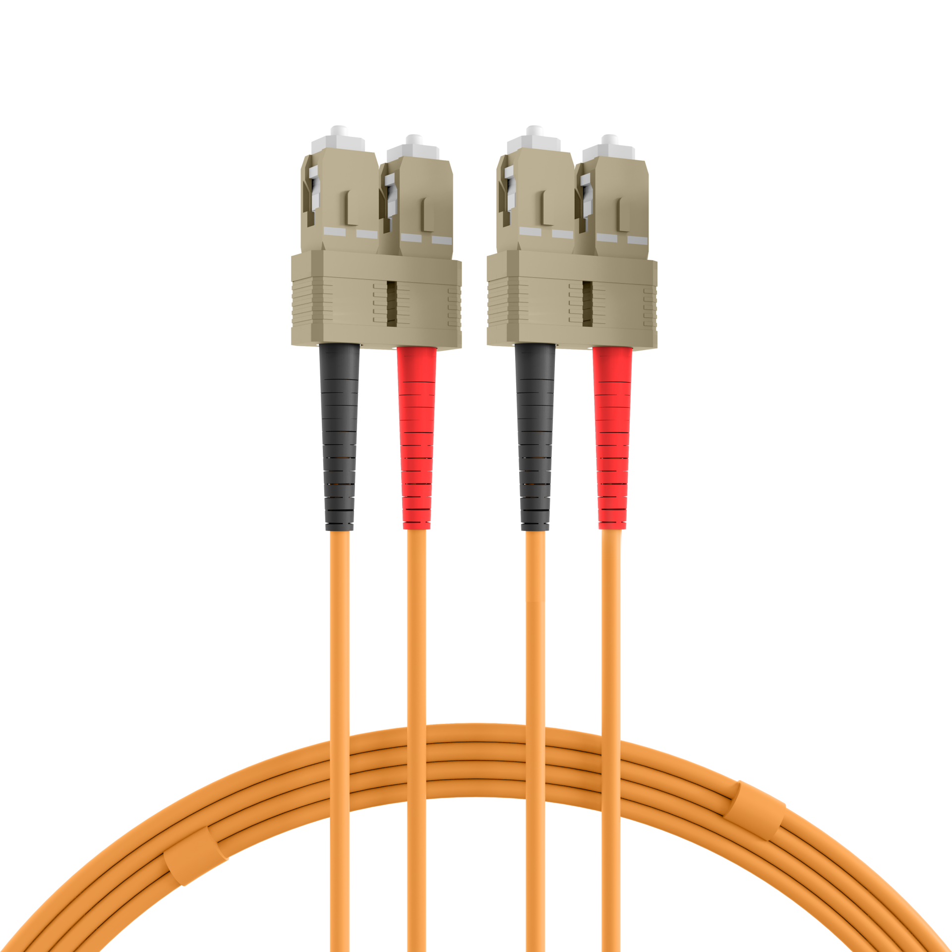 Duplex Patchkabel SC-SC OM2 2m LSZH 3mm orange