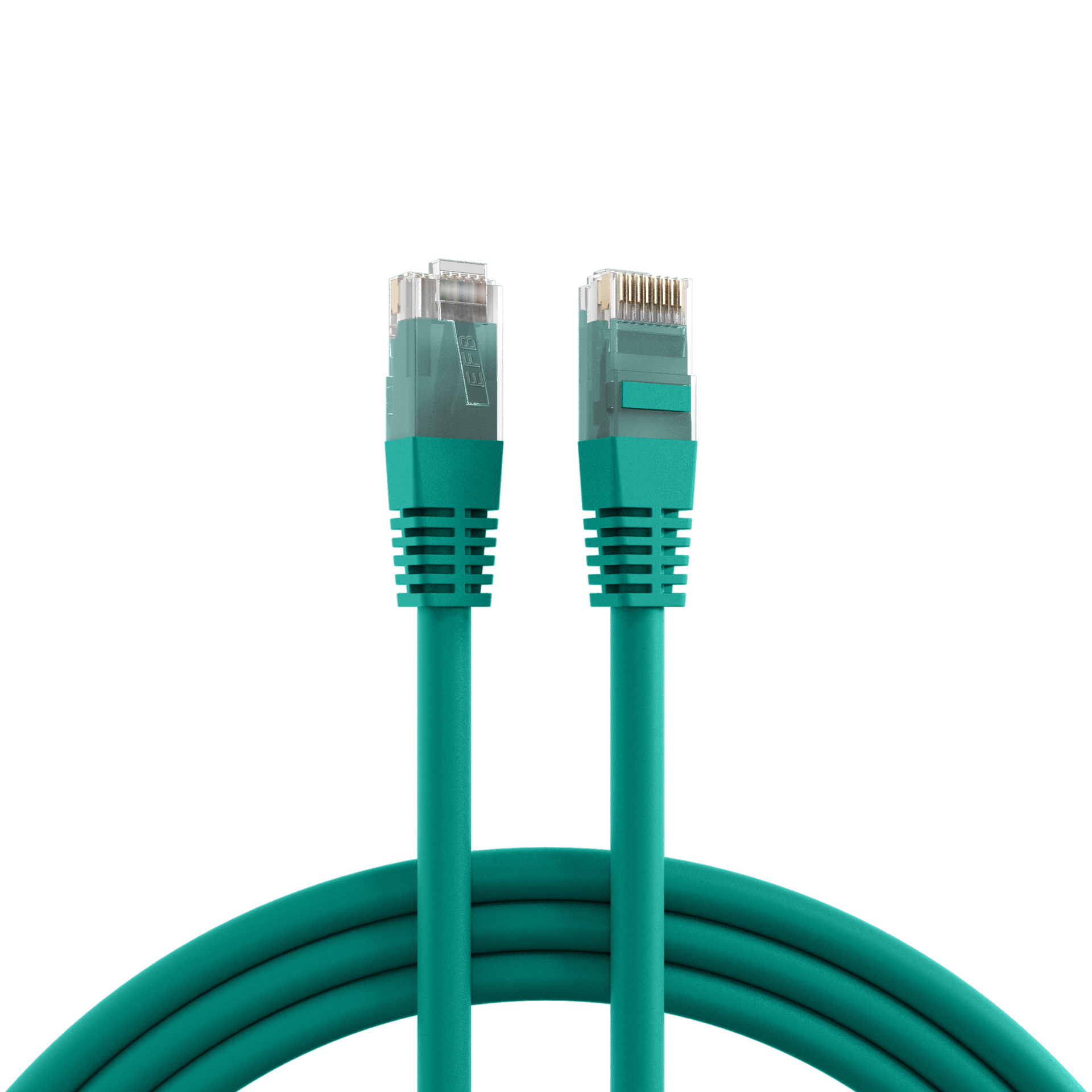 RJ45 Patch Cord Cat.6 U/UTP PVC CCA green 3m