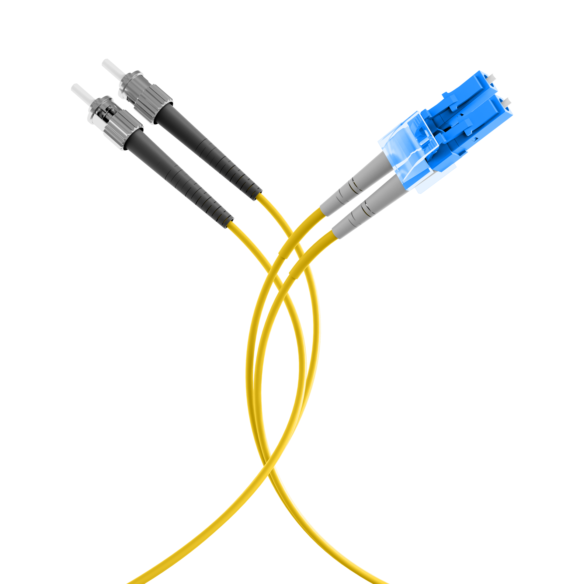 Mode Conditioning Kabel ST Duplex auf LC,62,5/125µ + LC 9/125µ,3m