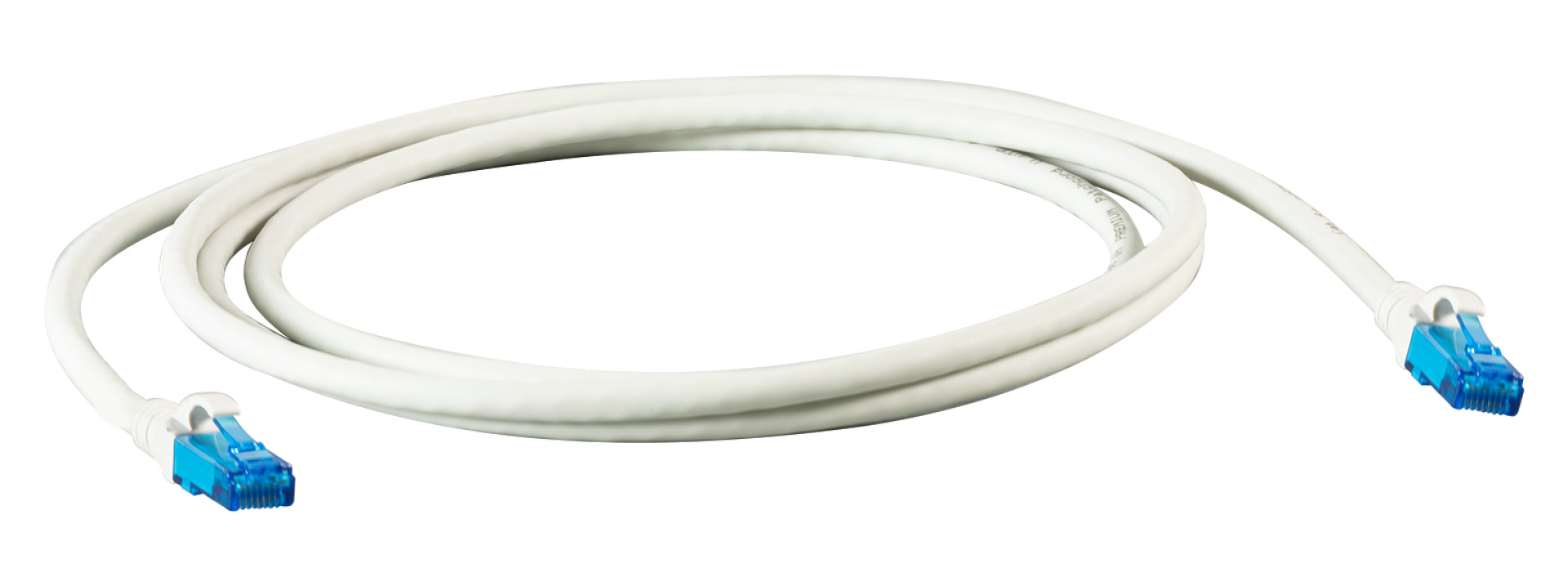 INFRALAN® RJ45 Patch cable U/UTP, Cat.6A, LSZH, Premium, 500MHz, 3m, grey