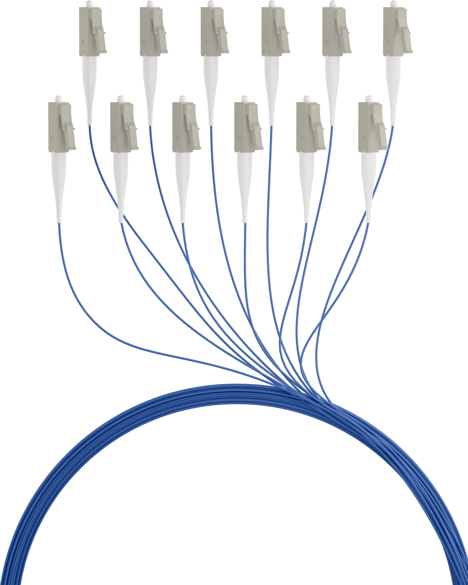 Faserpigtail LC OM1 -Blau 2m - 1 Stück