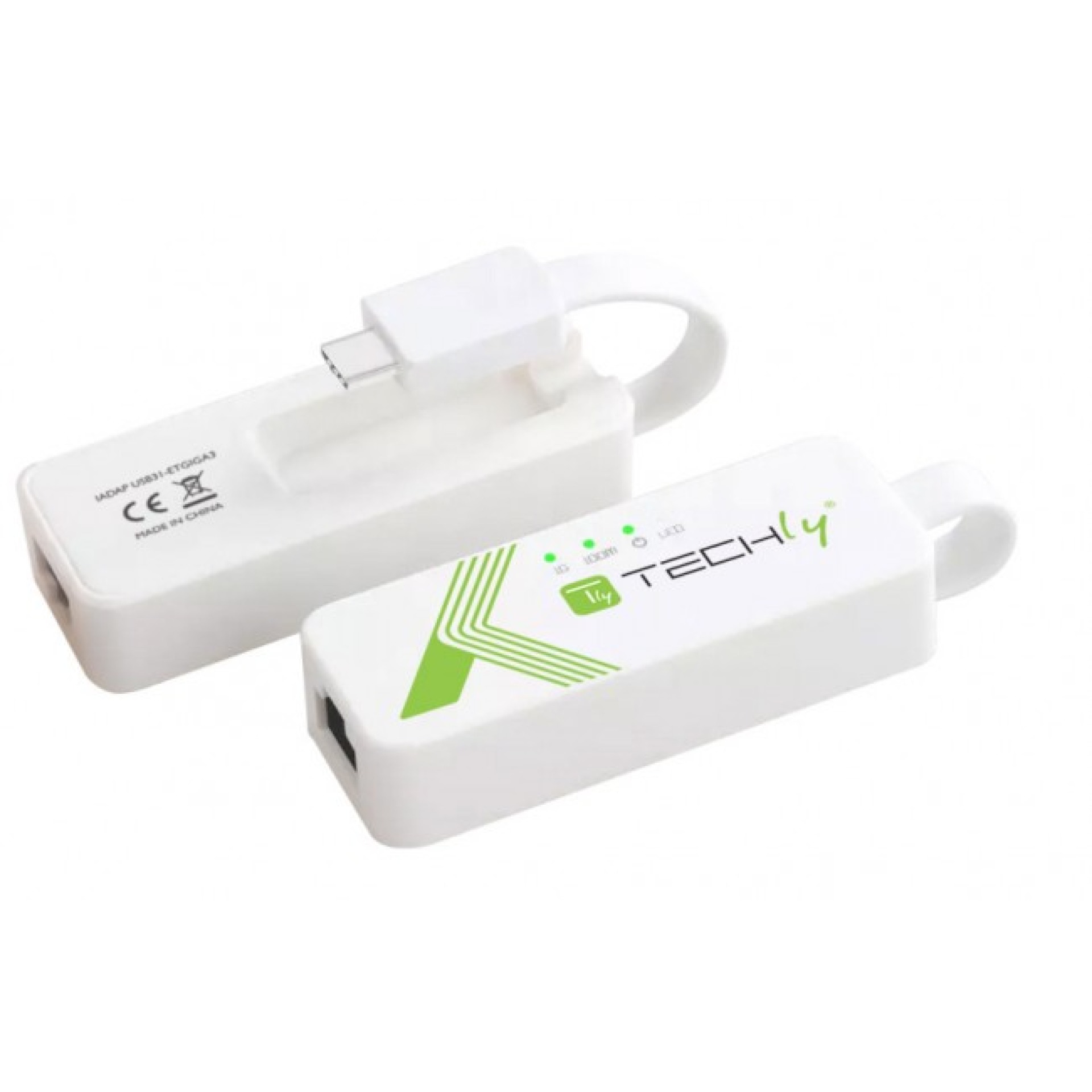 USB 3.1 Type-C RJ45 10/100/1000 Adapter, white