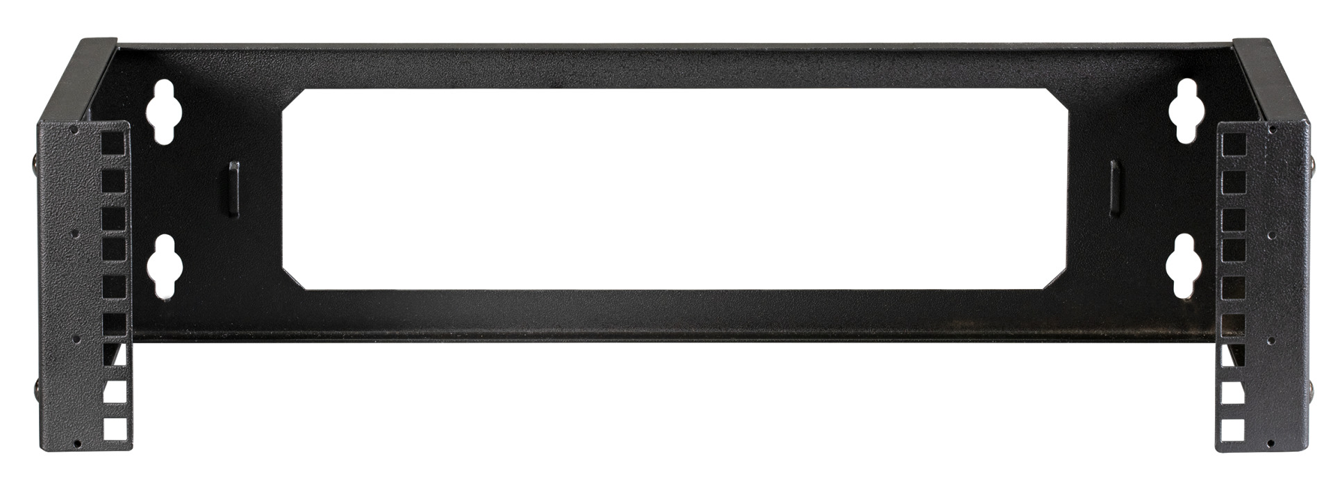 19" 3HE Wandgestell, tiefenv., RAL7035