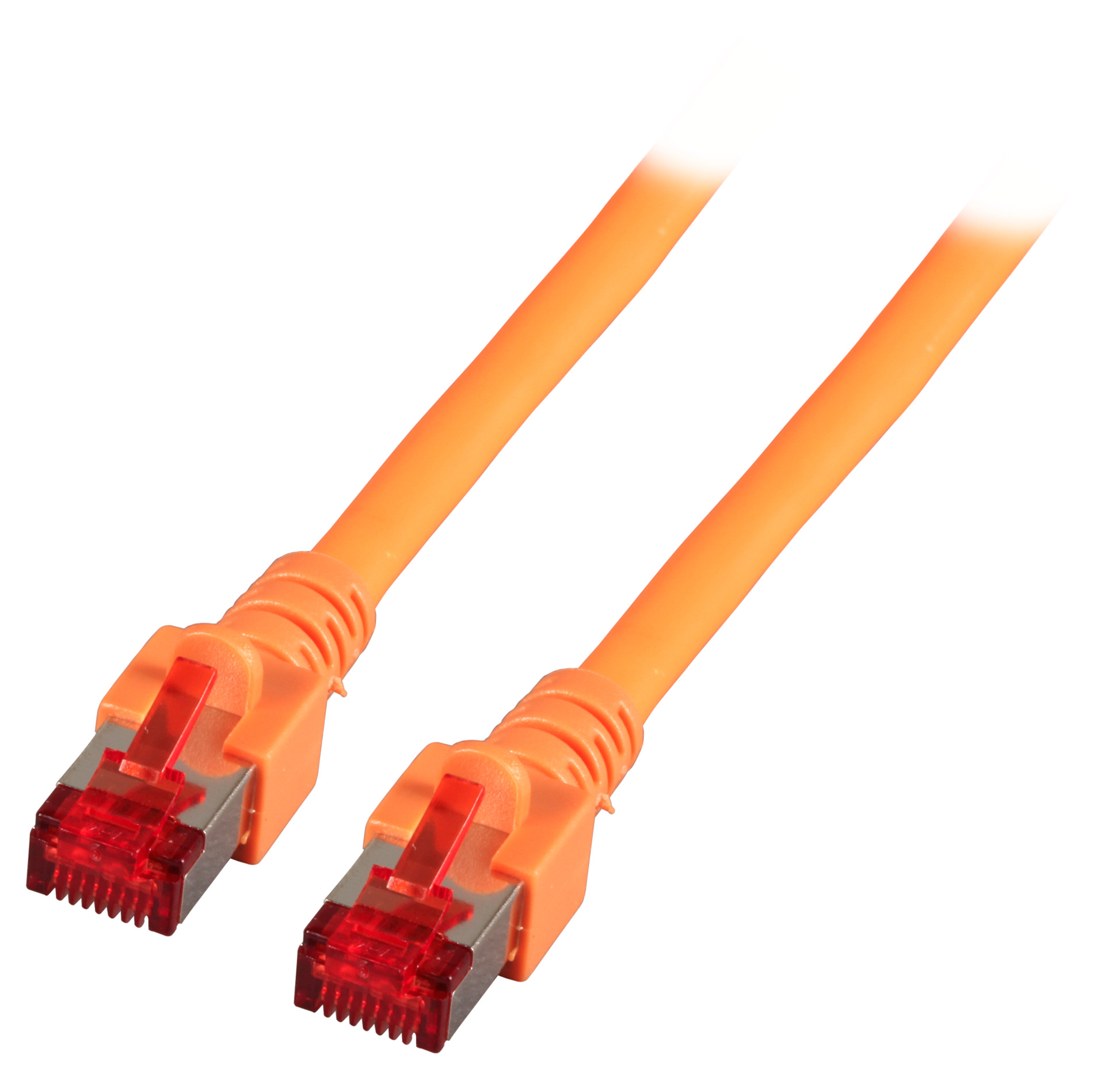 RJ45 Patchkabel S/FTP, Cat.6, LSZH, 1m, orange