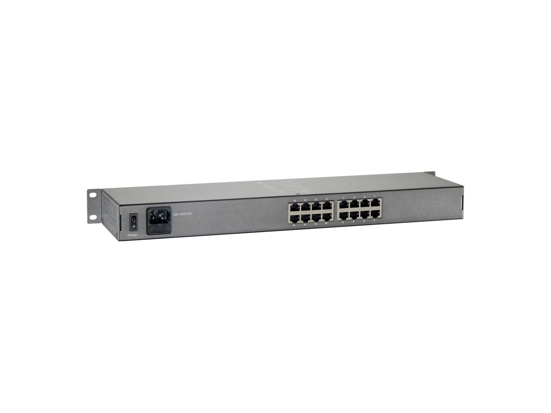16-Port Fast Ethernet PoE+ Switch (120W) 16-Port Fast Ethernet PoE+ Switch (120W)