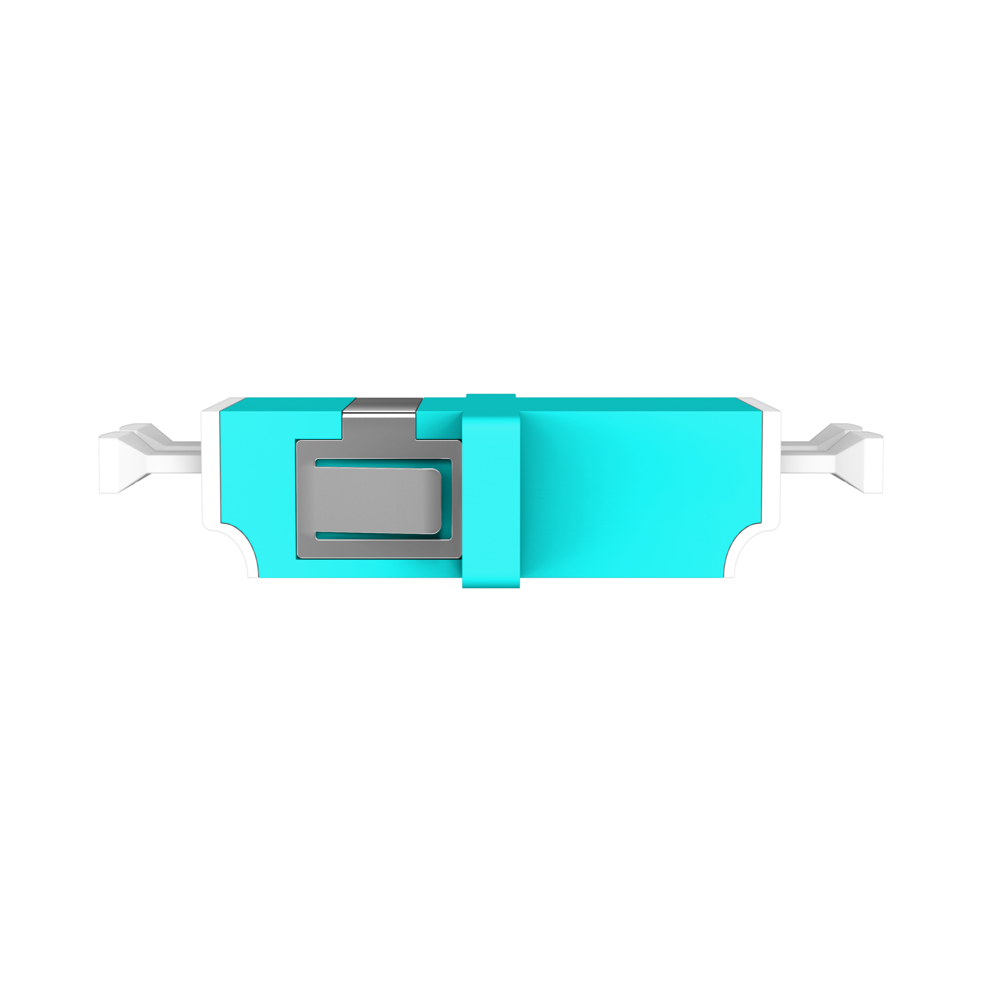 Kupplung LC Duplex OM3 aqua 