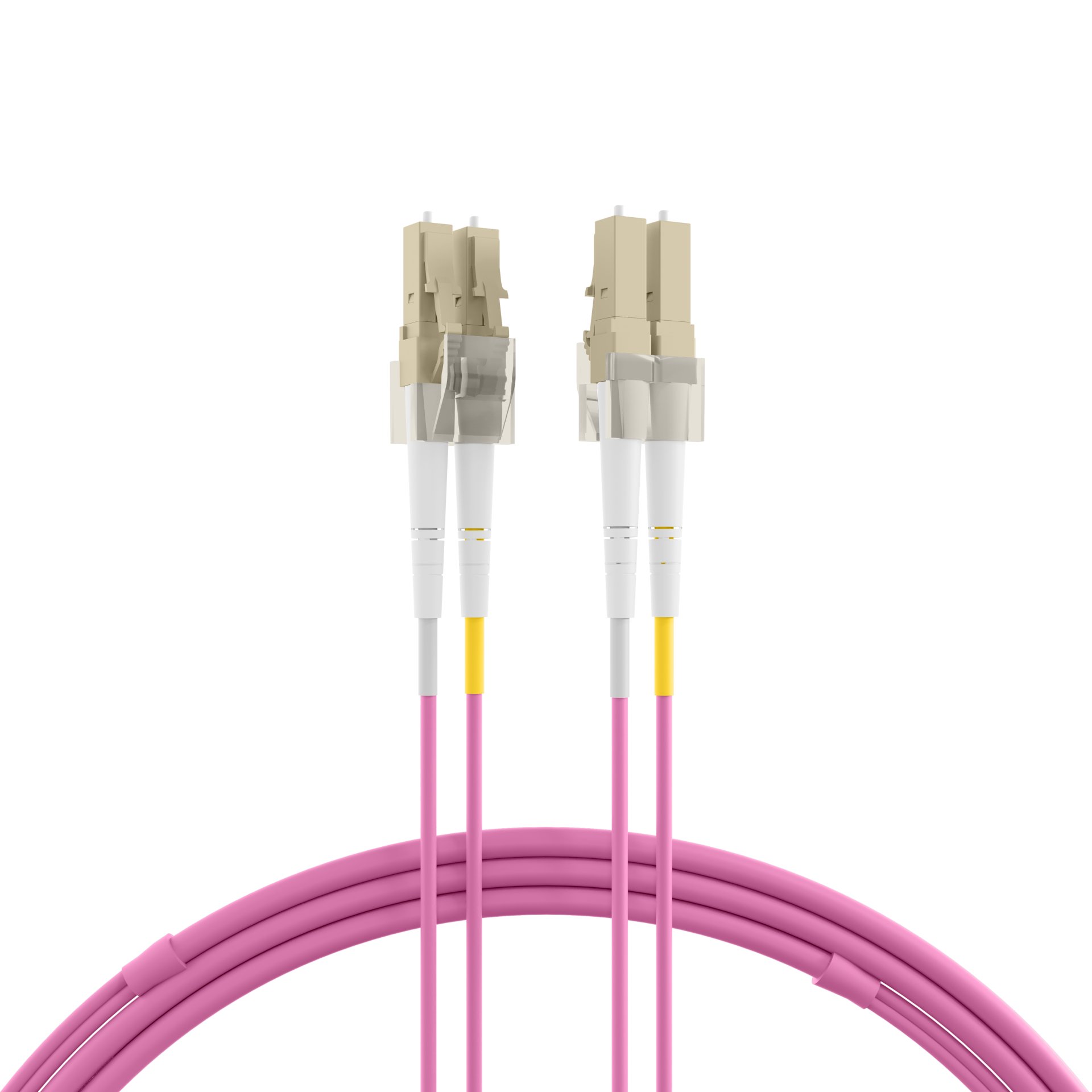 Duplex Patchcable Flat-Twin LC-LC OM4 35m LSZH 3x5mm heatherviolet