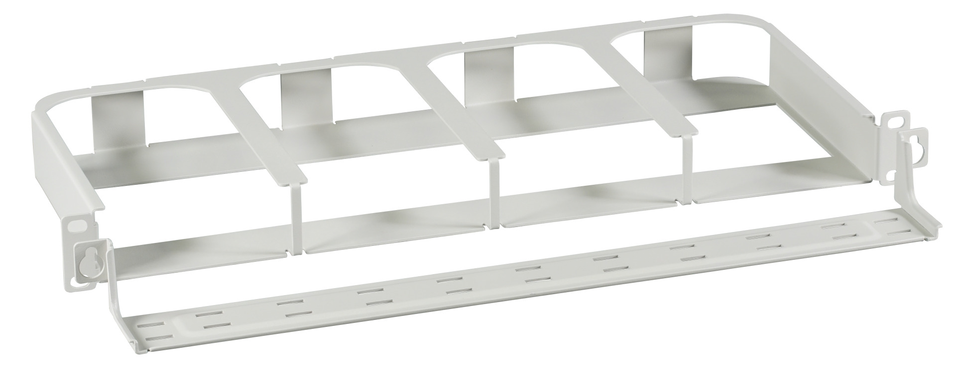 FTTH 19" 1U Subrack for 8x Module FTTH-MODUL-X incl. cable management