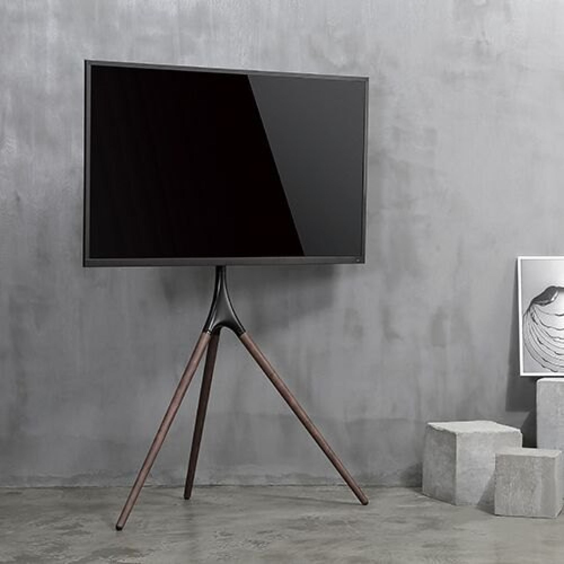 TV LED LCD Standfuß mit Dreibein Fuß 45"-65"