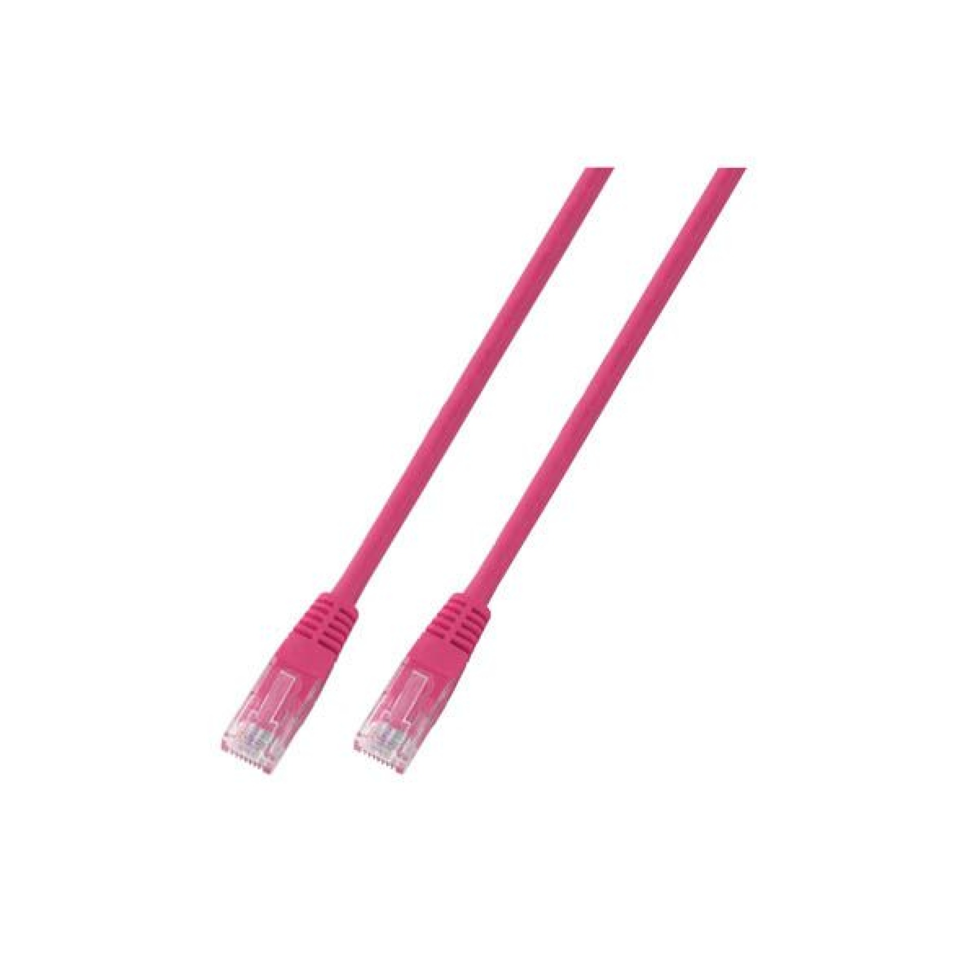 RJ45 Patchkabel U/UTP, Cat.5e, PVC, CCA, 1m, magenta