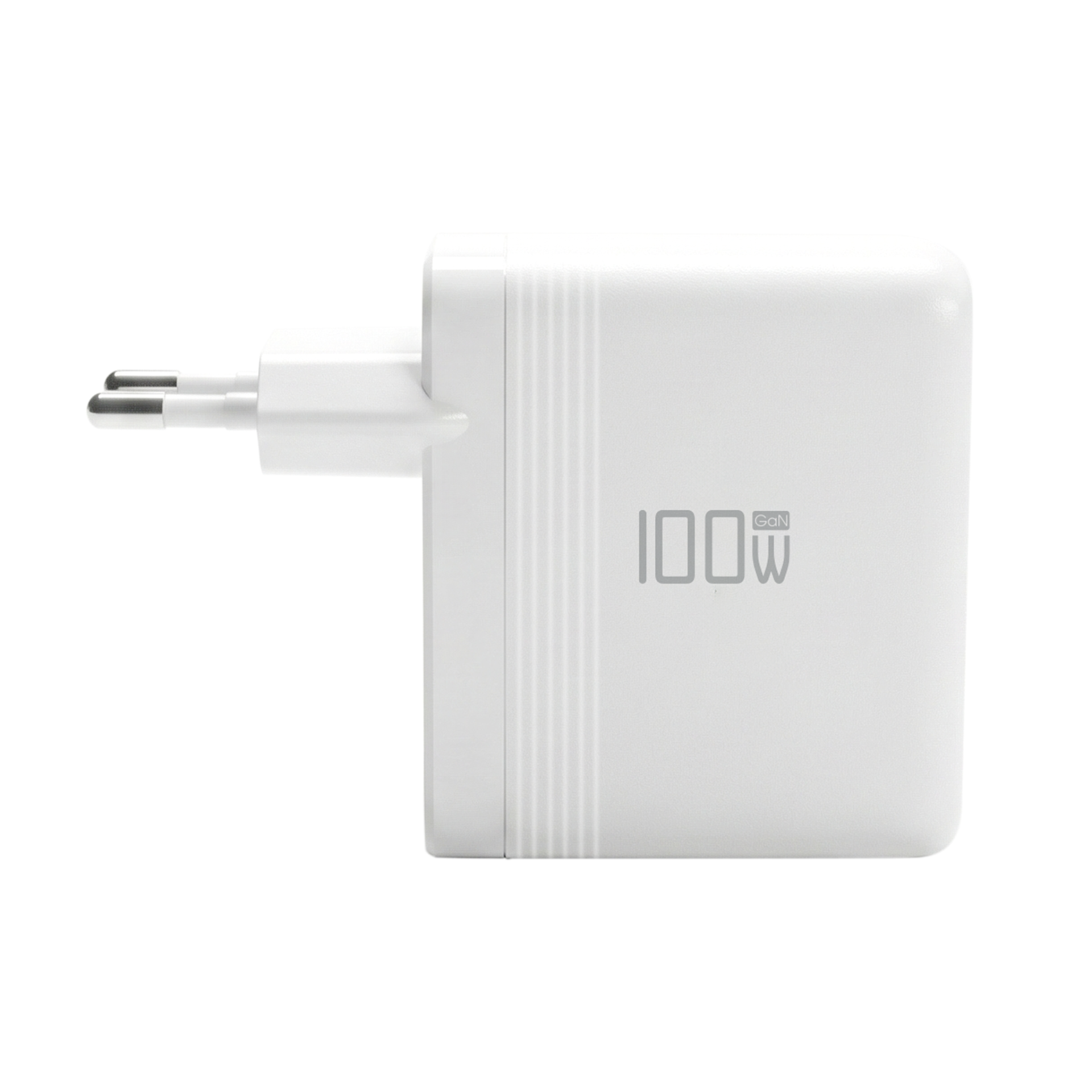 Ladegerät 100W 2xUSB-C +USB-A PD3.0 GaN QC3.0 Eingang:100-240V~1.5A 50/60Hz weiß