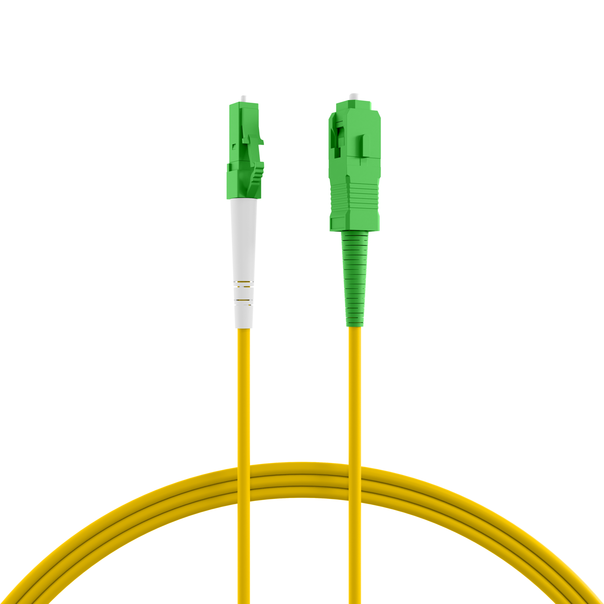 Simplex Patchkabel LC/APC-SC/APC OS2 G657A2 2m LSZH 2mm gelb