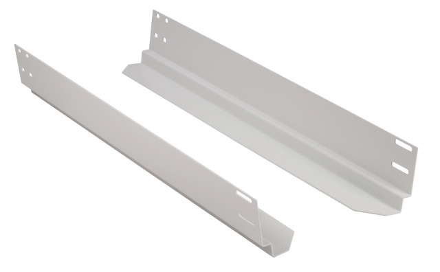 Gleitschienen L=515 mm, für Tiefe 800,mm, 2 Stk. im Set, RAL9005