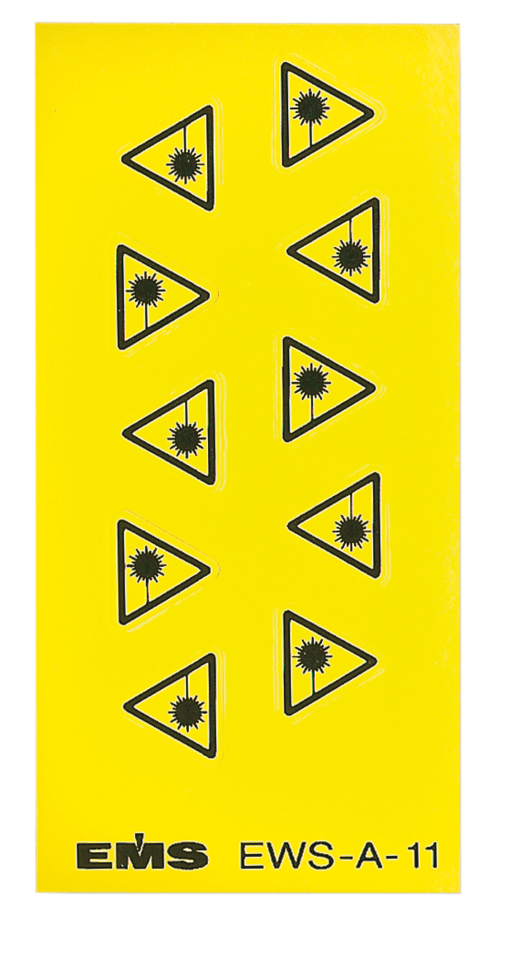 Warnung vor Laserstrahlung, Kennzeichnungsetikett, VPE 10