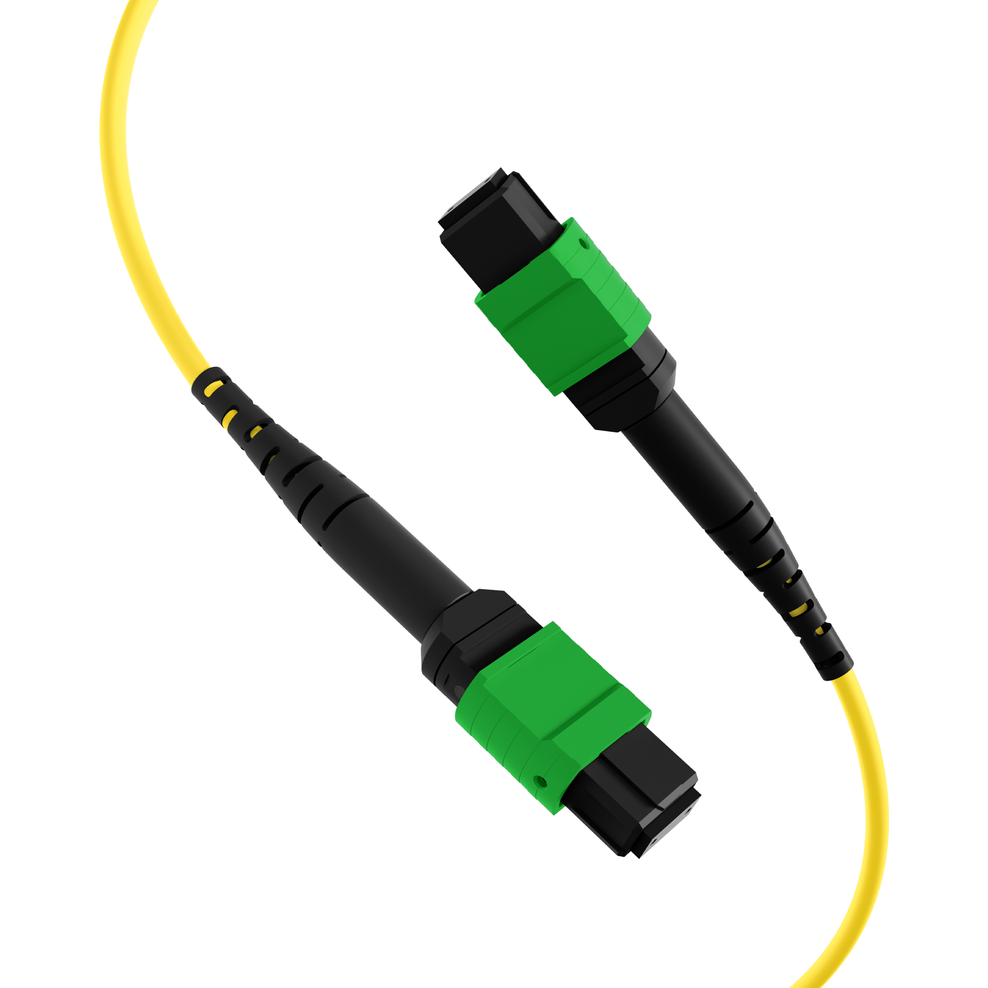 MTP®/APC(F)-MTP®/APC(F) Patchkabel OS2 48 Fasern Typ A LSZH gelb 25m