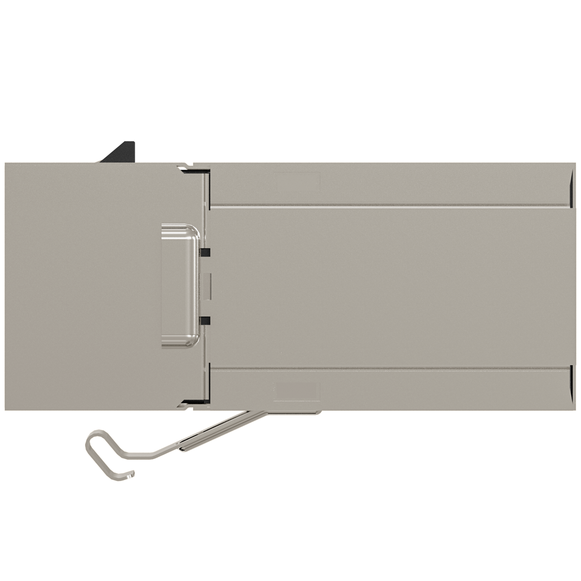Keystone Einbauadapter RJ45 STP, Cat.6A, 90° Anschluß