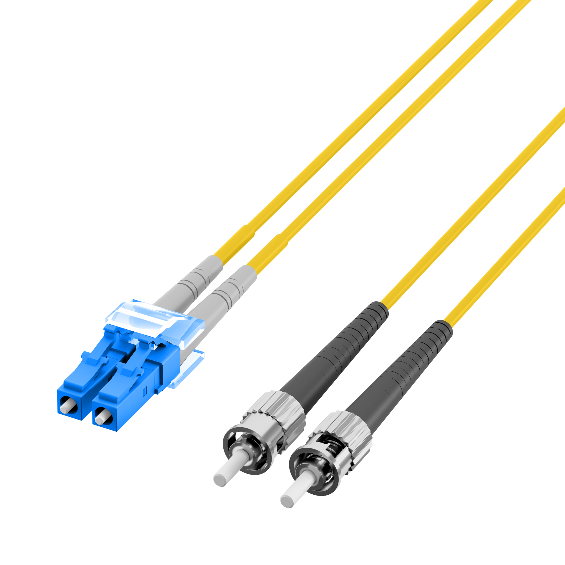 Mode Conditioning Kabel ST Duplex auf LC,62,5/125µ + LC 9/125µ,3m