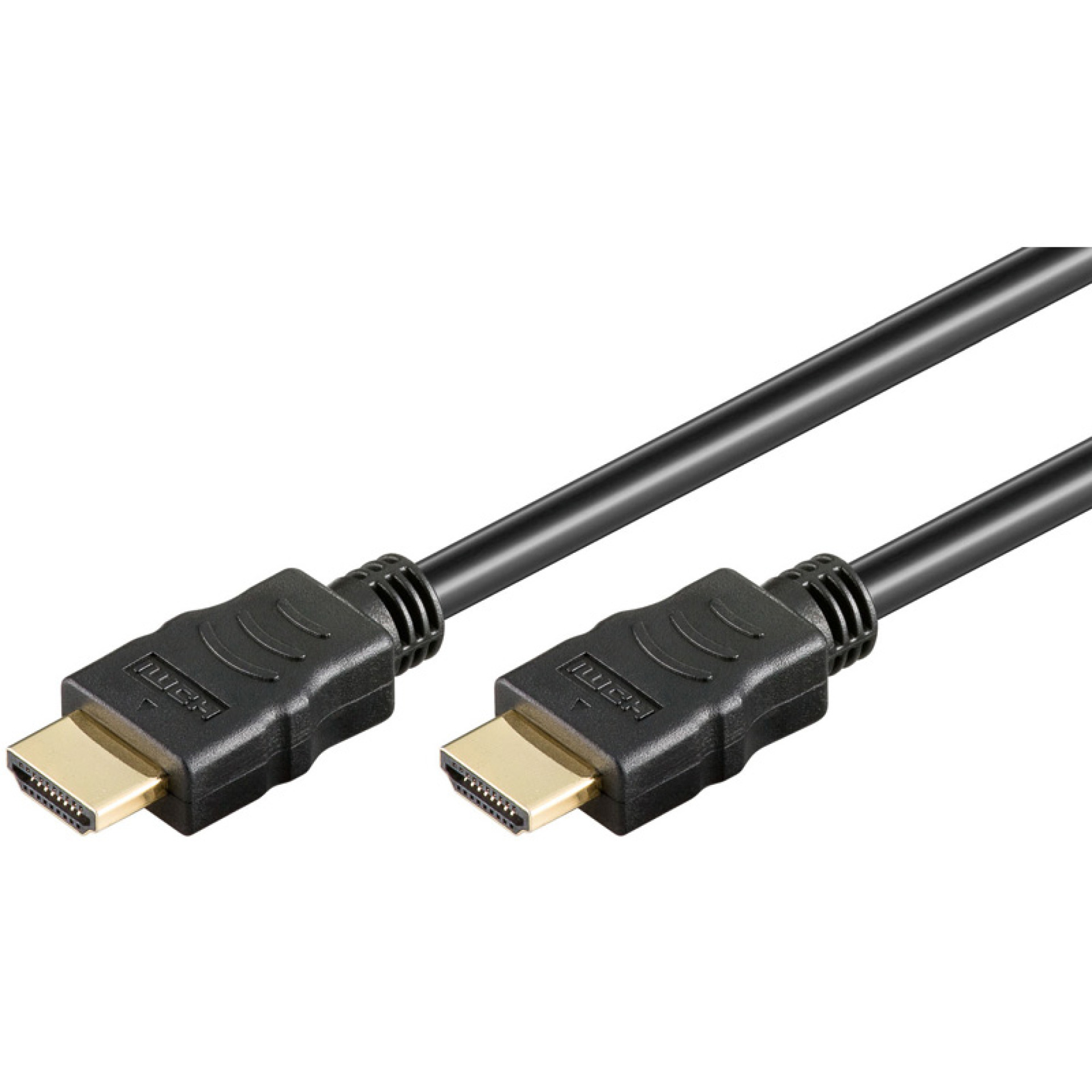 HDMI-Kabel-Ethernet-M/M-0.5m-schwarz,