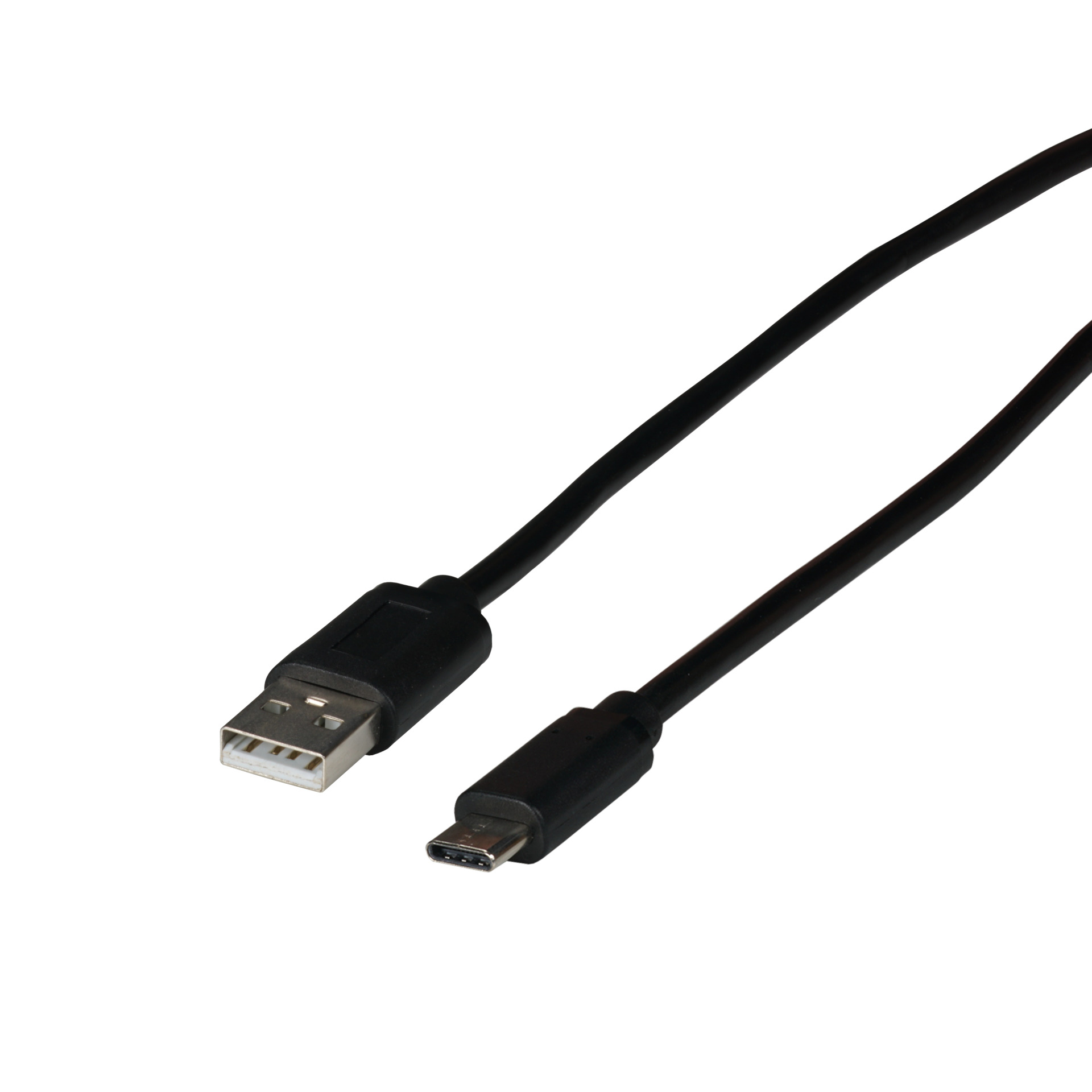 USB 2.0 Kabel, Typ-C Stecker - Typ-A Stecker, 1m