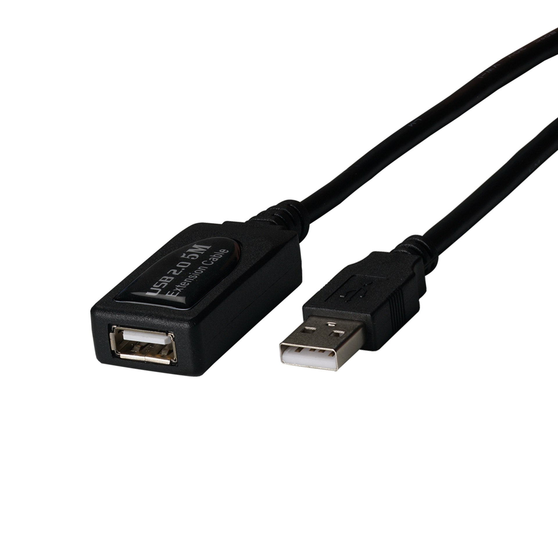 USB2.0 Repeater Cable 5m active, USB-A Jack to USB-A Plug