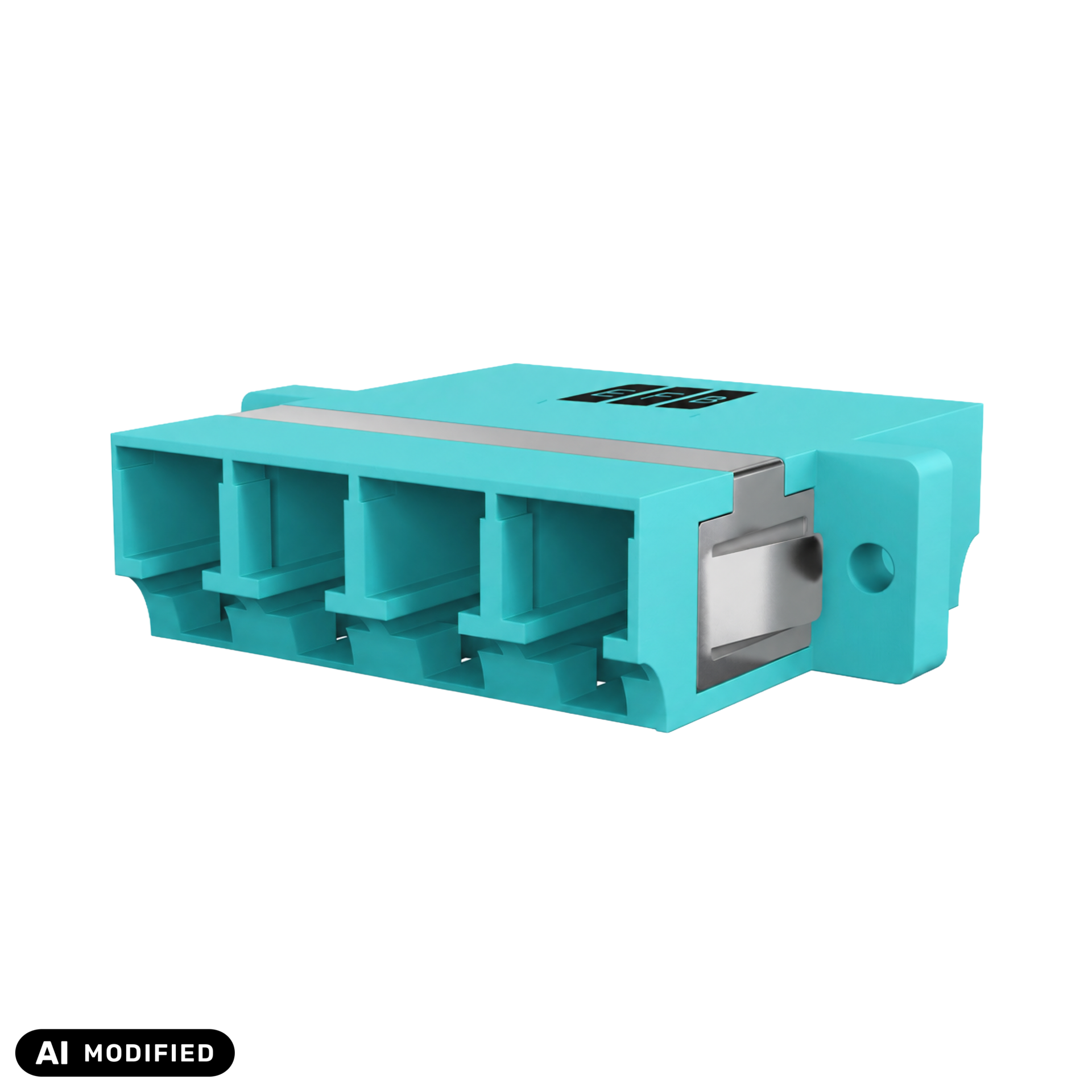 Kupplung LC Quad OM3 aqua