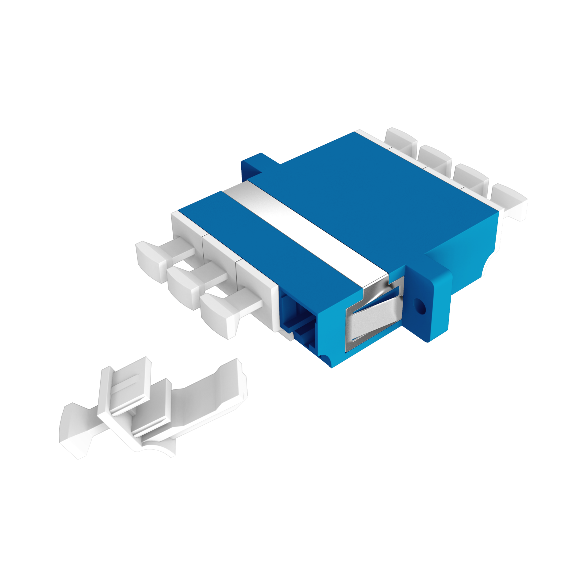 Adapter  LC Quad OS2 blue 