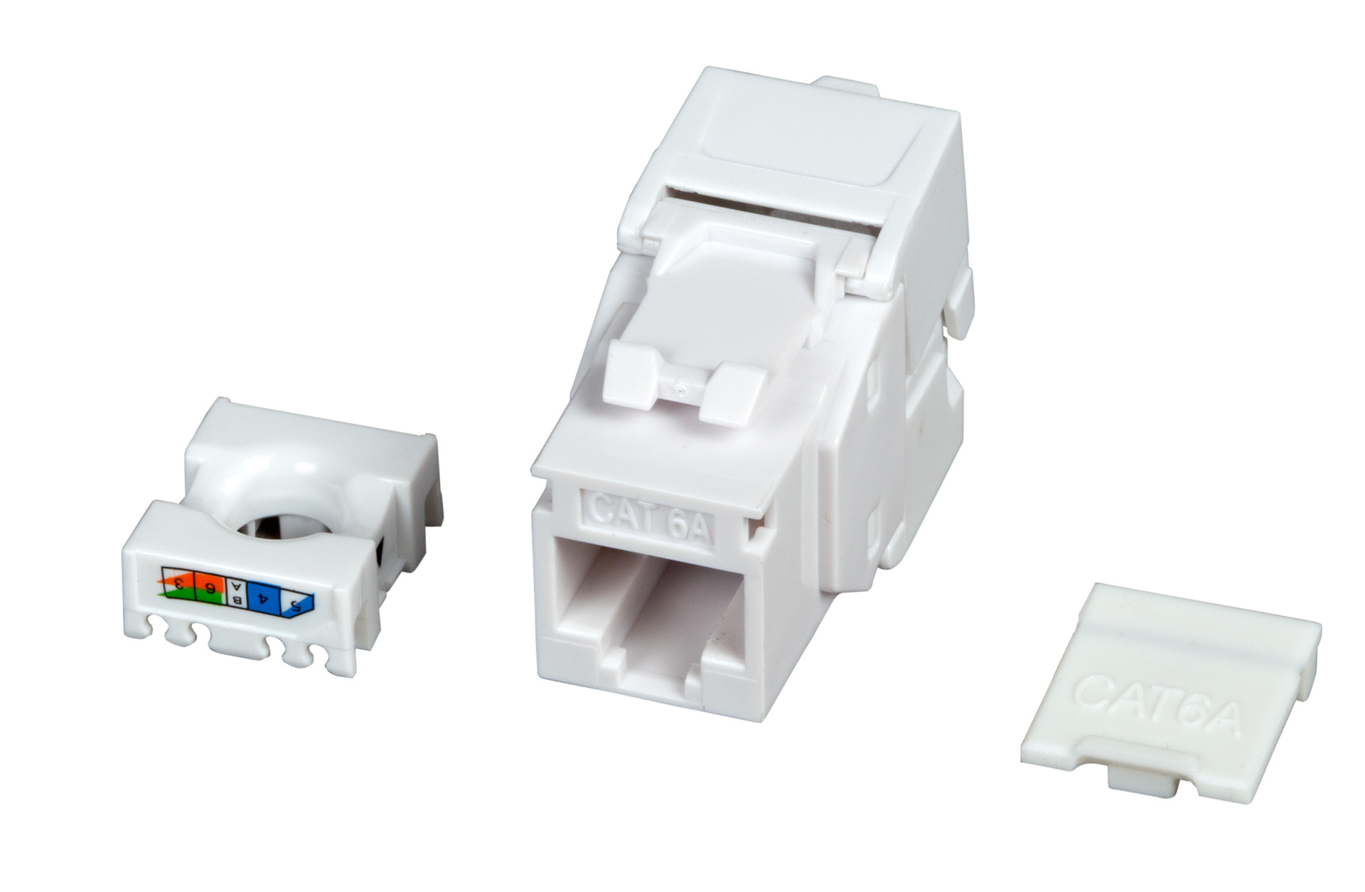 INFRALAN® RJ45 Keystone UTP, Cat.6A, 500MHz, Komponenten zertifiziert