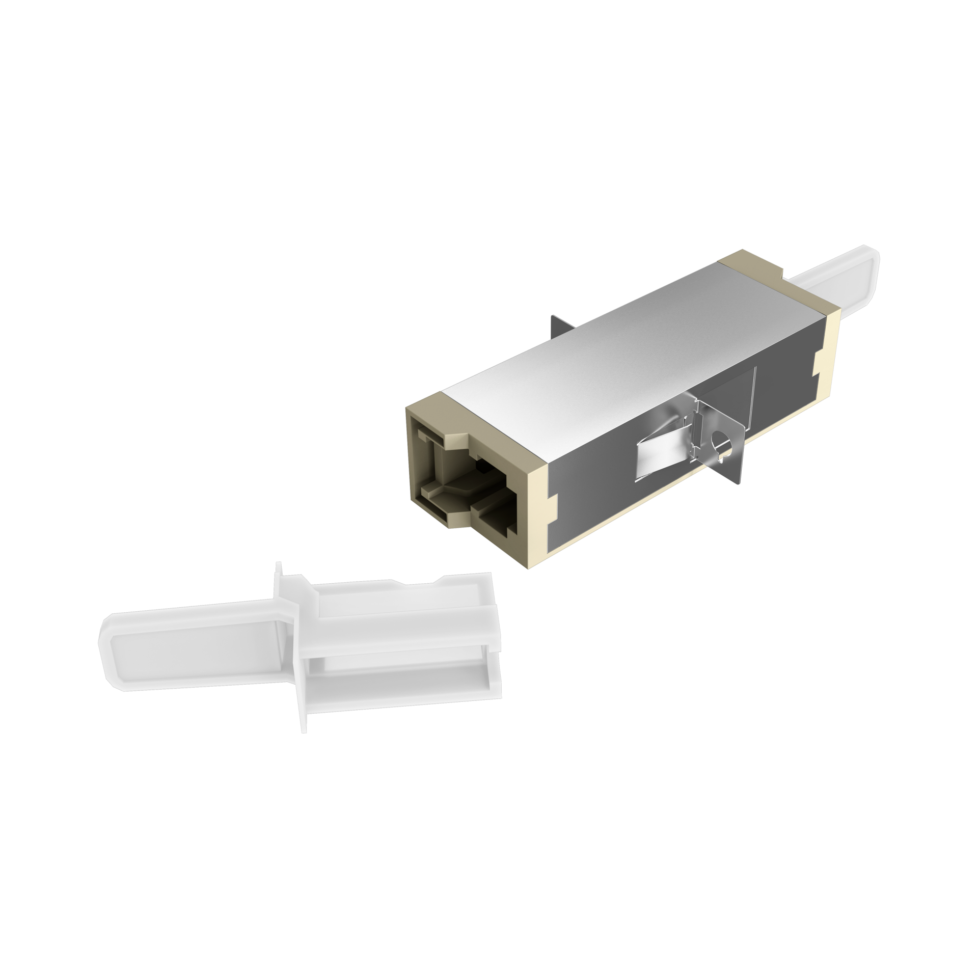 R&M Kupplung E2000® Simplex OM2 beige Grade M
