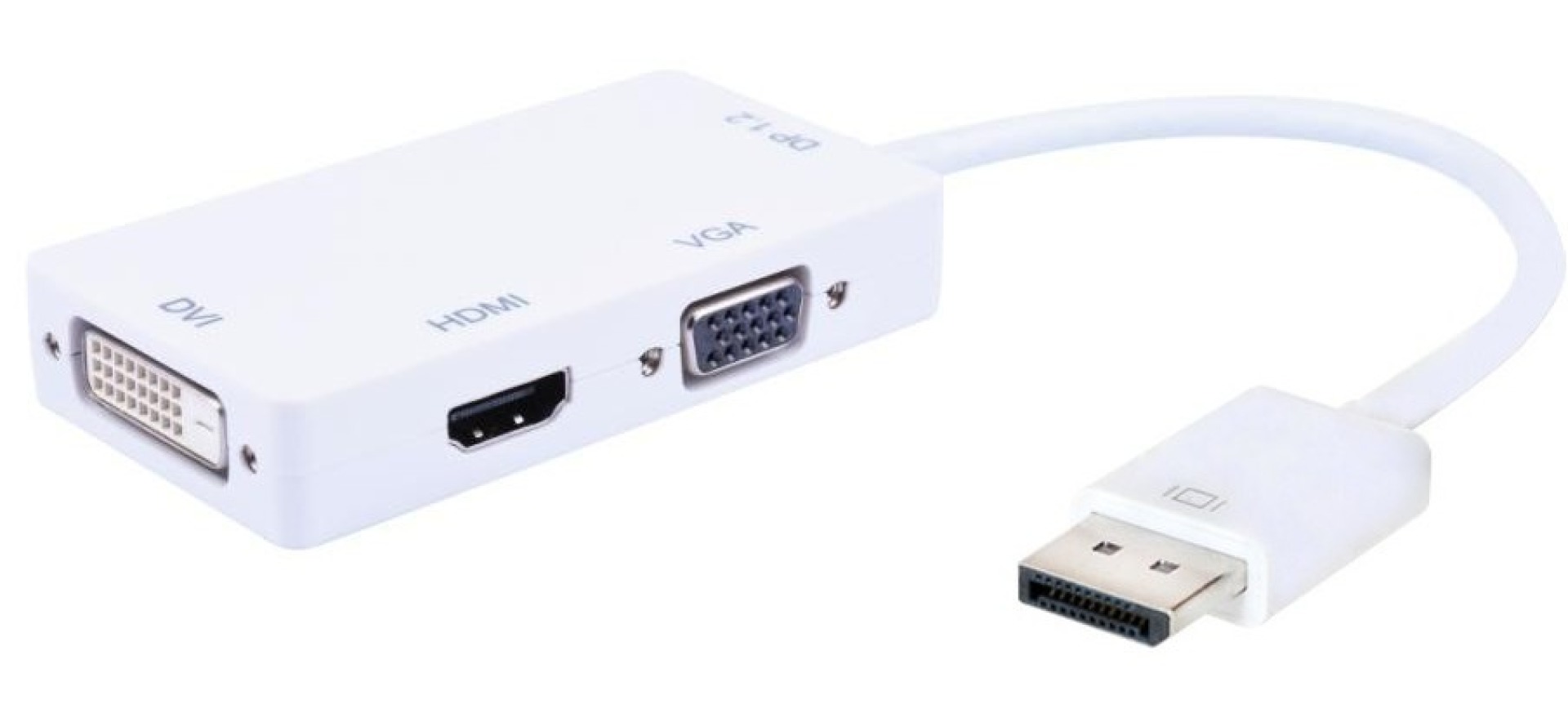Adapter - DisplayPort 1.2 Stecker auf HDMI/DVI/VGA