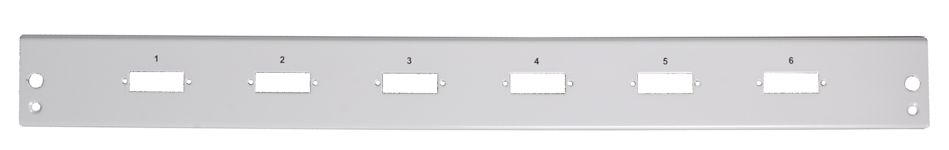Frontplatte 1HE 24SC-Simplex,LC Duplex RAL9005