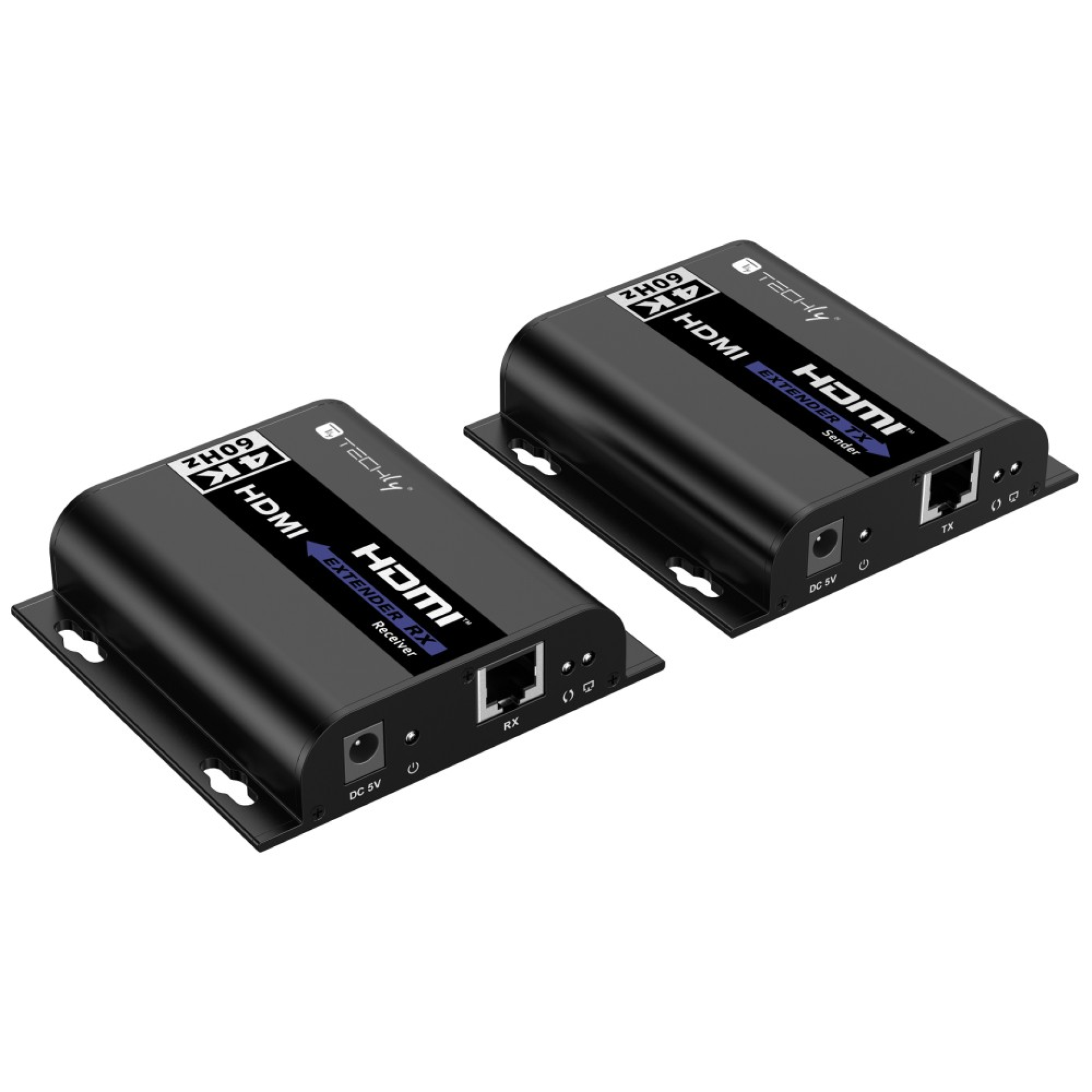 HDMI 4K2K@60Hz Extender Set (TX+RX) mit IR,über Cat. 5e/6 Kabel bis 120m