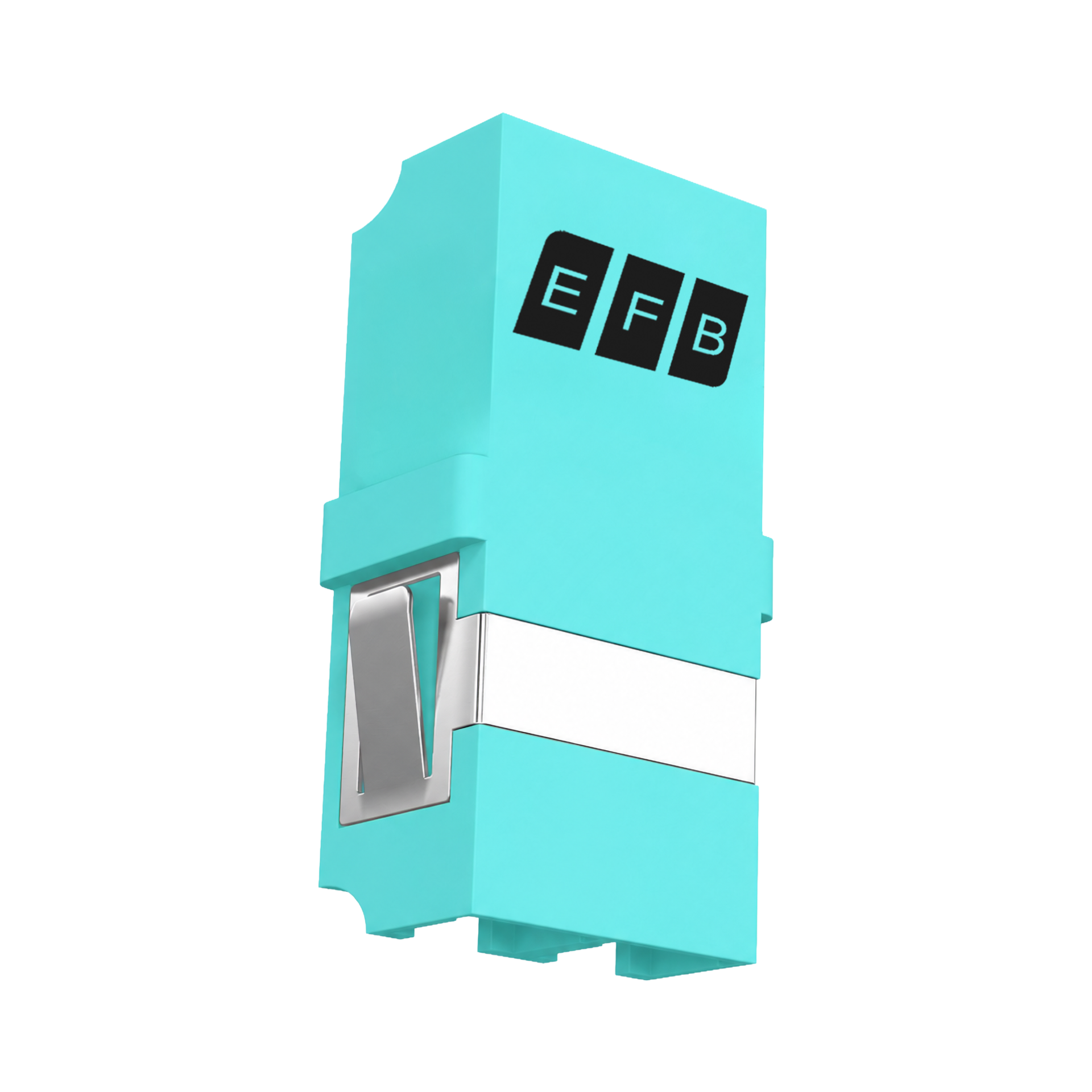 Kupplung LC Duplex OM3 aqua flanschlos