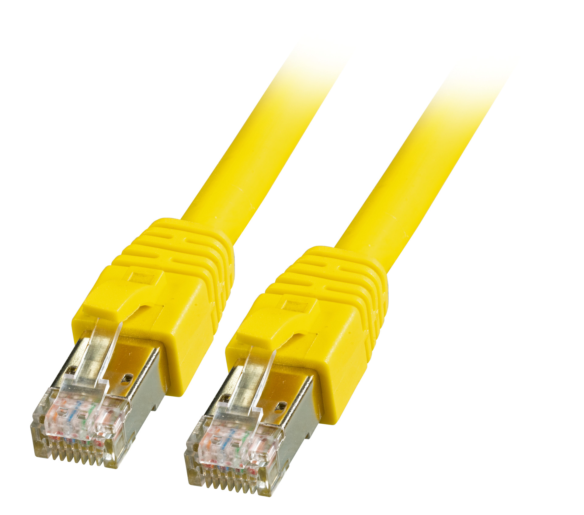 RJ45 Patch cable S/FTP, Cat.8.1, BC, LSZH, 1m, yellow