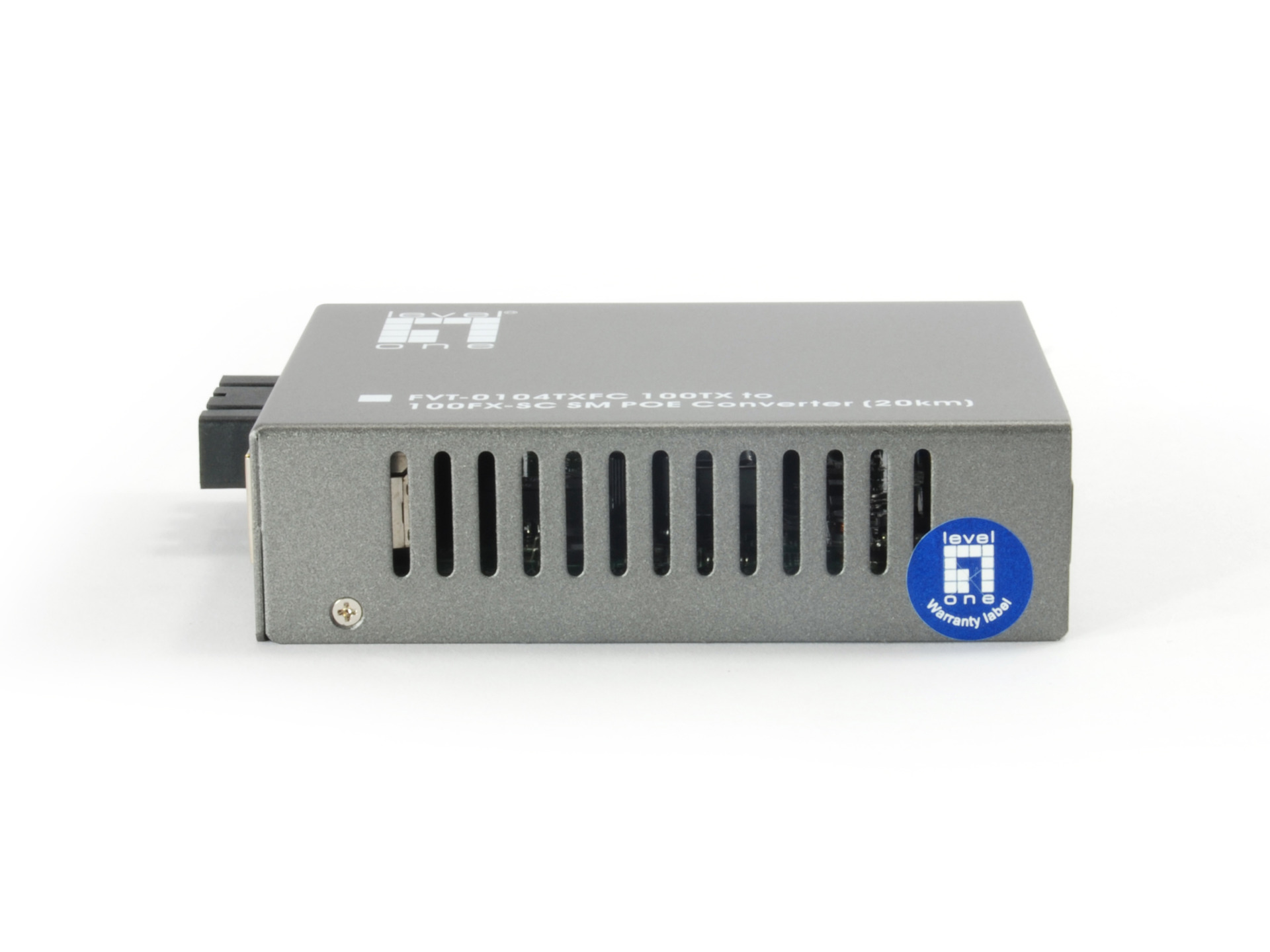 Fast Ethernet PoE-PD Media Konverter, RJ45-SC-Duplex, 100FX, MM