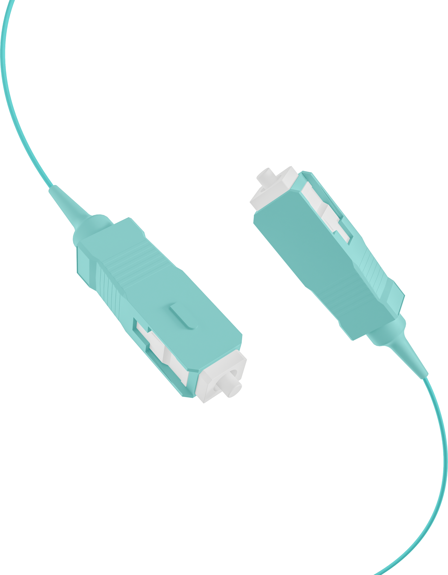 Faserpigtail SC OM3 -Aqua 2m - 1 Stück