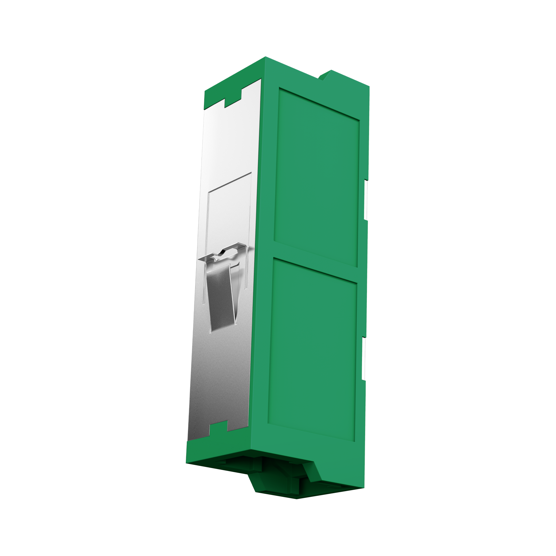 R&M Kupplung E2000®/APC Simplex OS2 grün Grade C flanschlos