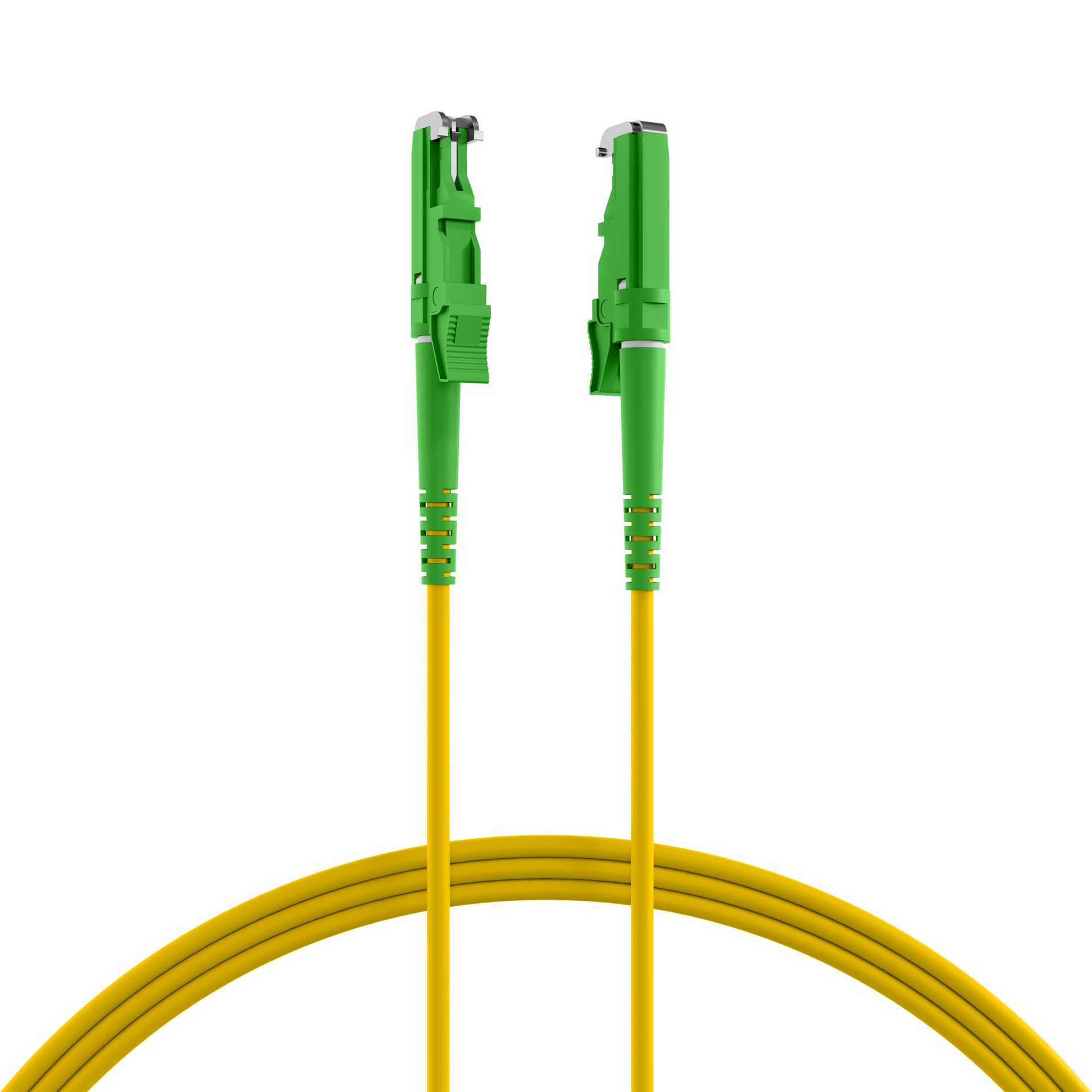 Simplex Patchkabel E2000/APC-E2000/APC OS2 G657A1 0,5m LSZH 3mm gelb